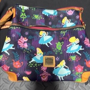 Dooney & Bourke Alice in Wonderland Crossbody Bag - Purple and Blue